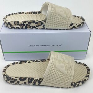 APL Athletic Propulsion Labs Techloom Slide Leopard Print Sandal Men Size 12 New